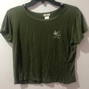 Green Happy Camper T Shirt